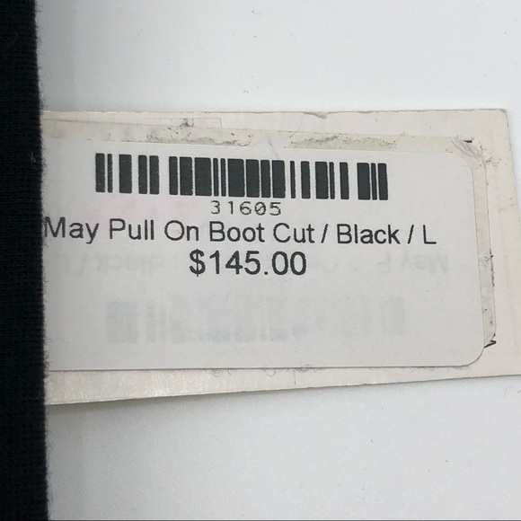 NEW ECRU May Boot Cut Pull On Stretch Pants in Black Ponte High Rise Size Large - Picture 5 of 9